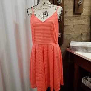 Trac Sleeveless Summer Dress pink Lined USA 2X Mini